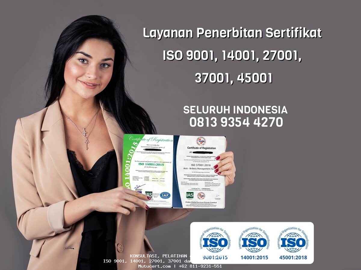 Sertifikasi ISO 9001 Quality Management Systems — Mutucert.com
